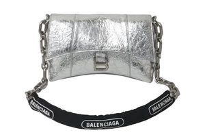 直営店*BALENCIAGA* LE CAGOLEスモールショルダーバッグシルバー