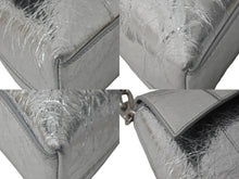 Load image into Gallery viewer, BALENCIAGA バレンシアガ ショルダーバッグ Downtown XS ダウンタウン 689121 チェーンショルダー シルバー 美品 中古 59854