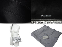 Load image into Gallery viewer, BALENCIAGA バレンシアガ ショルダーバッグ Downtown XS ダウンタウン 689121 チェーンショルダー シルバー 美品 中古 59854