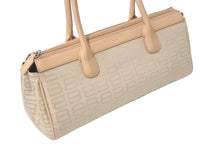 Load image into Gallery viewer, BALENCIAGA バレンシアガ BB柄 トートバッグ ベージュ ロゴ 鞄 キャンバス レザー ヴィンテージ ワンショルダー 良品 中古 59873