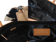 Load image into Gallery viewer, BALENCIAGA バレンシアガ BB柄 トートバッグ ベージュ ロゴ 鞄 キャンバス レザー ヴィンテージ ワンショルダー 良品 中古 59873