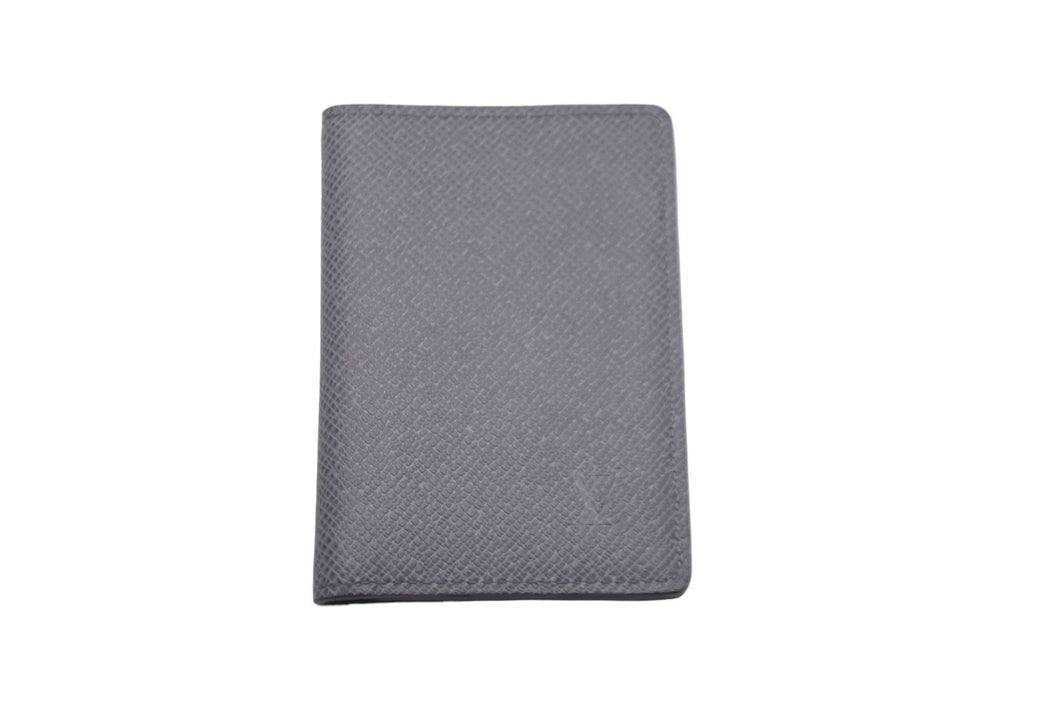 極美品 LOUIS VUITTON ルイヴィトン オーガナイザードゥポッシュ カードケース タイガ グラシエ グレー M32656 中古 59877
