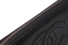 Load image into Gallery viewer, 極美品 CHANEL シャネル カードケース ココマーク ワイルドステッチ 10番台 レザー ブラック シルバー金具 中古 59879