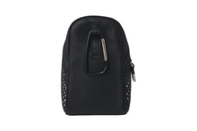 Load image into Gallery viewer, DIOR HOMME ディオール オム ポーチ 小物入れ レザー ブラック ホワイト レッド カラビナ シルバー金具 美品 中古 59883