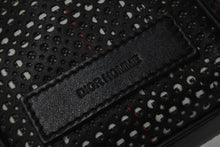 Load image into Gallery viewer, DIOR HOMME ディオール オム ポーチ 小物入れ レザー ブラック ホワイト レッド カラビナ シルバー金具 美品 中古 59883