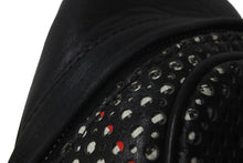 Load image into Gallery viewer, DIOR HOMME ディオール オム ポーチ 小物入れ レザー ブラック ホワイト レッド カラビナ シルバー金具 美品 中古 59883