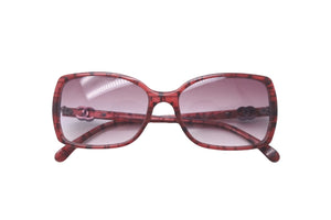 CHANEL シャネル サングラス ココマーク サイズ54◻︎16 135 プラスチック レッド 5218-A c.1306/3P 美品 中古 59886