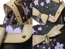 Load image into Gallery viewer, 極美品 LOUIS VUITTON ルイ ヴィトン サックレトロPM マロン ハンドバッグ M92012 モノグラムチェリーブロッサム ブラウン 中古 4C071270