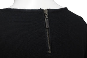 FOXEY フォクシー ジップチュニック ブラック コットン ポリエステル サイズ38 34422-KATFY04TM 美品 中古 59941