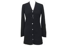 Load image into Gallery viewer, Lucien Pellat-Finet ルシアンペラフィネ カーディガン ドクロ スワロフスキー ブラック カシミヤ サイズS 美品 中古 59947