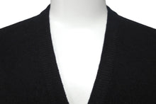 Load image into Gallery viewer, Lucien Pellat-Finet ルシアンペラフィネ カーディガン ドクロ スワロフスキー ブラック カシミヤ サイズS 美品 中古 59947