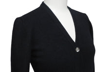 Load image into Gallery viewer, Lucien Pellat-Finet ルシアンペラフィネ カーディガン ドクロ スワロフスキー ブラック カシミヤ サイズS 美品 中古 59947