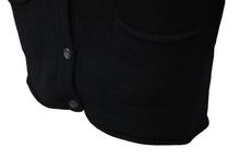 Load image into Gallery viewer, Lucien Pellat-Finet ルシアンペラフィネ カーディガン ドクロ スワロフスキー ブラック カシミヤ サイズS 美品 中古 59947