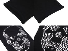 Load image into Gallery viewer, Lucien Pellat-Finet ルシアンペラフィネ カーディガン ドクロ スワロフスキー ブラック カシミヤ サイズS 美品 中古 59947