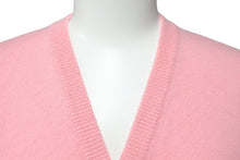 Load image into Gallery viewer, Lucien Pellat-Finet ルシアンペラフィネ カーディガン 手袋モチーフ スワロフスキー ピンク カシミヤ サイズS 美品 中古 59949