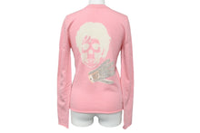 Load image into Gallery viewer, Lucien Pellat-Finet ルシアンペラフィネ カーディガン 手袋モチーフ スワロフスキー ピンク カシミヤ サイズS 美品 中古 59949