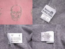 Load image into Gallery viewer, 極美品 Lucien Pellat-Finet ルシアンペラフィネ カーディガン ハート スワロフスキー グレー カシミヤ サイズS 中古 59950