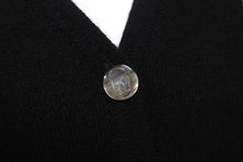 Load image into Gallery viewer, Lucien Pellat-Finet ルシアンペラフィネ カーディガン スワロフスキー ドクロモチーフ ブラック カシミヤ サイズS 美品 中古 59954
