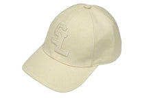Load image into Gallery viewer, SAINT LAURENT PARIS サンローランパリ ロゴ ベースボールキャップ コットン アイボリー サイズ調整可能 690975 美品 中古 59962