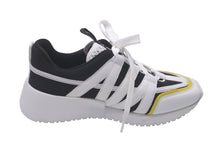 Load image into Gallery viewer, ROGER VIVIER ロジェヴィヴィエ スニーカー ラバー メッシュ ロゴ ブラック ホワイト イエロー サイズ35 1/2 美品 中古 59972