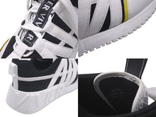 Load image into Gallery viewer, ROGER VIVIER ロジェヴィヴィエ スニーカー ラバー メッシュ ロゴ ブラック ホワイト イエロー サイズ35 1/2 美品 中古 59972