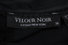 Load image into Gallery viewer, FOXEY NEW YORK フォクシー ニューヨーク スカート ブラック ベロア ポリエステル サイズ38 31192-DVSSFX401V 美品 中古 59981