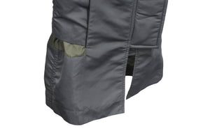 極美品 Sacai サカイ スカート 22AW カーキ グレー サイズ0 ナイロン コットン ポリエステル レディース 22-06195 中古 59982 