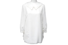 画像をギャラリービューアに読み込む, DAISY LIN PARIS デイジーリン パリ フォクシー ブラウス 長袖シャツ サイズ38 ホワイト ポリエステル 32854 美品 中古 59987