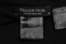 画像をギャラリービューアに読み込む, 極美品 VELOUR NOIR by FOXEY NEW YORK フォクシー ニューヨーク ベロア ワンピース ブラック 29189 サイズ38 中古 59992