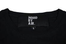 Load image into Gallery viewer, 極美品 HOOD BY AIR. フードバイエアー HBA 半袖Tシャツ コットン ブラック ホワイト ロゴ プリント サイズS 中古 59999