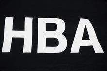 Load image into Gallery viewer, 極美品 HOOD BY AIR. フードバイエアー HBA 半袖Tシャツ コットン ブラック ホワイト ロゴ プリント サイズS 中古 59999