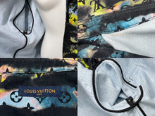 Load image into Gallery viewer, LOUIS VUITTON ルイヴィトン モノグラムタイダイデニム 長袖シャツ マルチカラー M RM2129 H98 HLA10W 美品 中古 60042