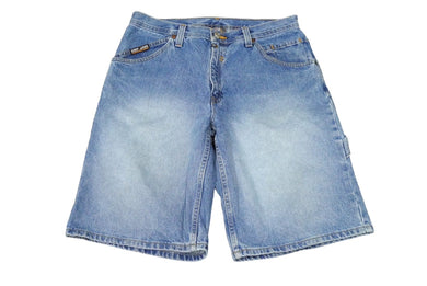 DEF JAM UNIVERSITY デフジャム ユニバーシティ デニム ショートパンツ ショーツ コットン ブルー サイズ34 美品 中古 60057