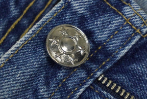 DEF JAM UNIVERSITY デフジャム ユニバーシティ デニム ショートパンツ ショーツ コットン ブルー サイズ34 美品 中古 60057