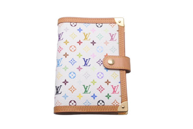 極美品 LOUIS VUITTON ルイヴィトン 手帳カバー 手帳ケース マルチカラー ブロン アジェンダPM PVC R20896 中古 60073
