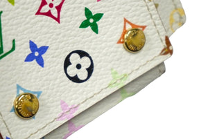 LOUIS VUITTON ルイヴィトン I Pod nano ケース マルチカラー エテュイナノ ブロン ホワイト PVC M60014 美品 中古 60078