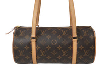 Load image into Gallery viewer, 新品同様 LOUIS VUITTON ルイヴィトン モノグラム パピヨン30 ハンドバッグ ブラウン 新型 M40711 ロゴ ワンショルダー 中古 60107