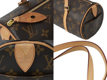 Load image into Gallery viewer, 新品同様 LOUIS VUITTON ルイヴィトン モノグラム パピヨン30 ハンドバッグ ブラウン 新型 M40711 ロゴ ワンショルダー 中古 60107