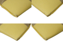 Load image into Gallery viewer, PRADA プラダ CANAPA + CINGHI ハンドバッグ イエロー ベージュ キャンバス レザー 手持ち トライアングルロゴ 良品 中古 60112
