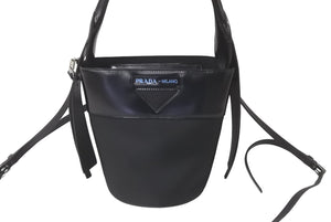 【美品】PRADA プラダパンプス　シルバー 23㎝　箱・袋付き 極美品 PRADA プラダ ショルダーバッグ ウーヴェルチュール