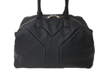 画像をギャラリービューアに読み込む, YVES SAINT LAURENT イヴ サンローラン ハンドバッグ EASY 208314 レザー ブラック シルバー金具 美品 中古 60116 