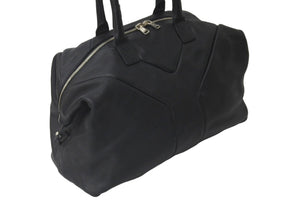 YVES SAINT LAURENT イヴ サンローラン ハンドバッグ EASY 208314 レザー ブラック シルバー金具 美品 中古 60116 