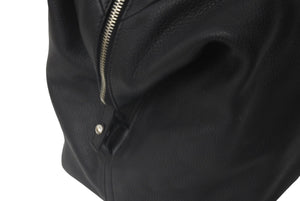 YVES SAINT LAURENT イヴ サンローラン ハンドバッグ EASY 208314 レザー ブラック シルバー金具 美品 中古 60116 