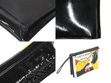 Load image into Gallery viewer, CHANEL シャネル マドモアゼル JUST A DROP OF NO.5 クラッチバッグ 7番台 A17585 エナメル ココマーク 中古 60126