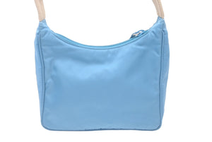 PRADA プラダ ハンドバッグ 水色 - 4500524L0130 PRADA プラダ ホーボー ハンドバッグ ブルー 水色 ナイロン