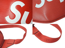 Load image into Gallery viewer, LOUIS VUITTON × Supreme ルイヴィトン × シュプリーム ボディバッグ バムバッグPM M53418 エピレザー レッド 美品 中古 60139
