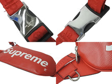 Load image into Gallery viewer, LOUIS VUITTON × Supreme ルイヴィトン × シュプリーム ボディバッグ バムバッグPM M53418 エピレザー レッド 美品 中古 60139
