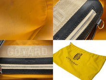 Load image into Gallery viewer, GOYARD ゴヤール ハンドバッグ サンジャンヌPM ブラック 廃盤 ゴヤールディンキャンバス レザー シルバー金具 良品 中古 60141