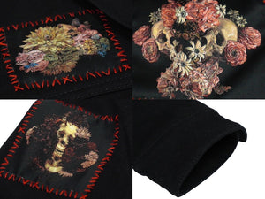 極美品 DIOR HOMME ディオール オム 亀井徹 ヴァニタスパッチ デニム ジャケット 17SS ブラック サイズ44 763C484K5894 中古 60152