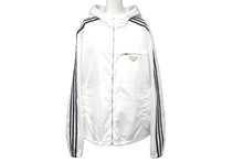 Load image into Gallery viewer, 極美品 PRADA × Adiddas プラダ × アディダス 21AW ナイロンジャケット RE-Nylon SGB964 ホワイト サイズ50 中古 60154